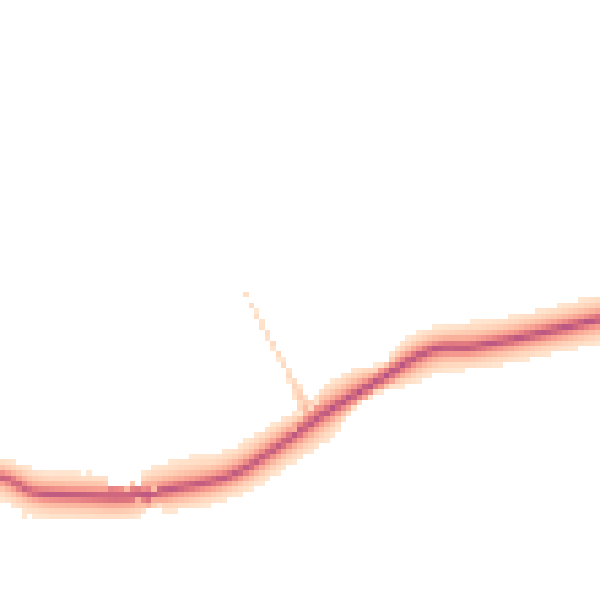 Daytime road noise heatmap for TS27 4SL