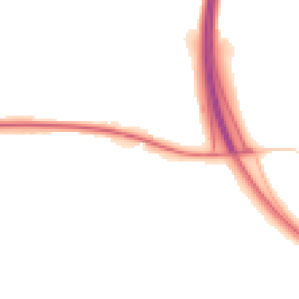 Night-time road noise heatmap for TS27 4TA