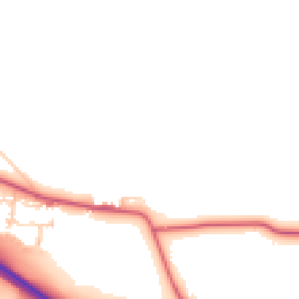 Daytime road noise heatmap for TS27 4TG