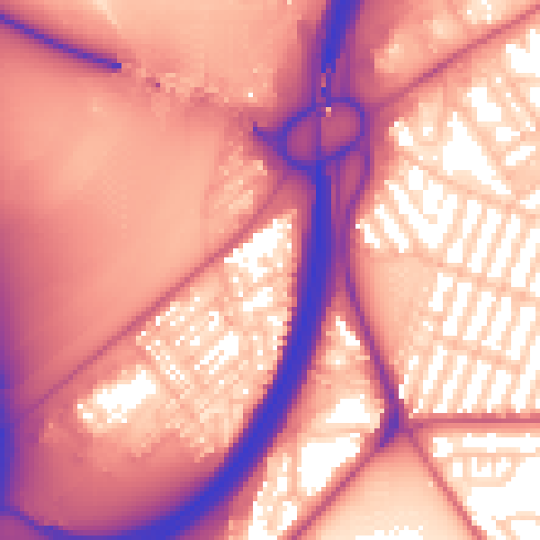 Daytime road noise heatmap for TS5 4BS