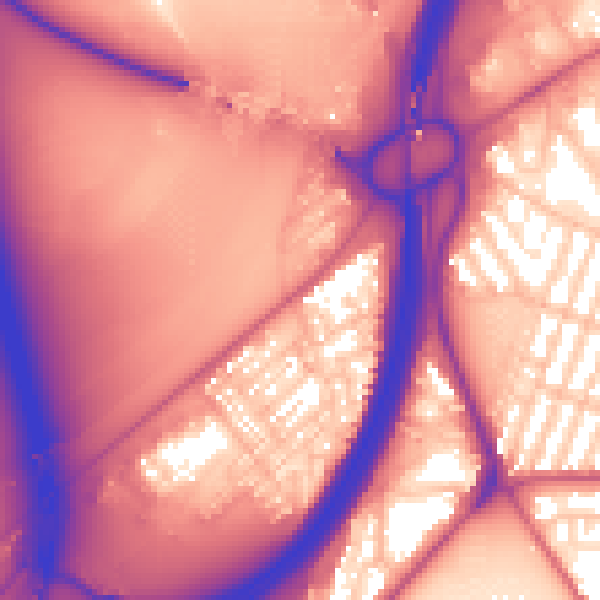 Daytime road noise heatmap for TS5 4BU