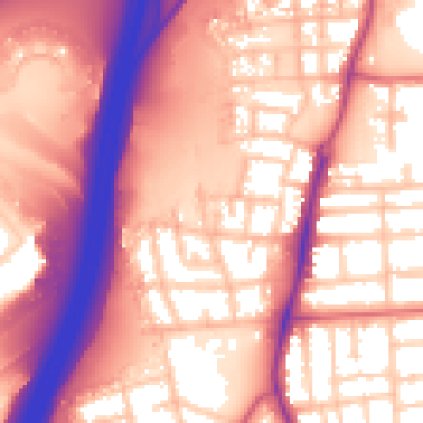 Daytime road noise heatmap for TS5 4GB