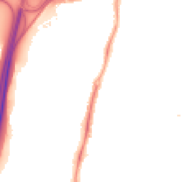 Night-time road noise heatmap for TS5 4GD
