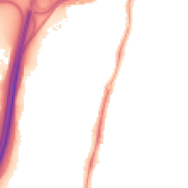 Night-time road noise heatmap for TS5 4GL