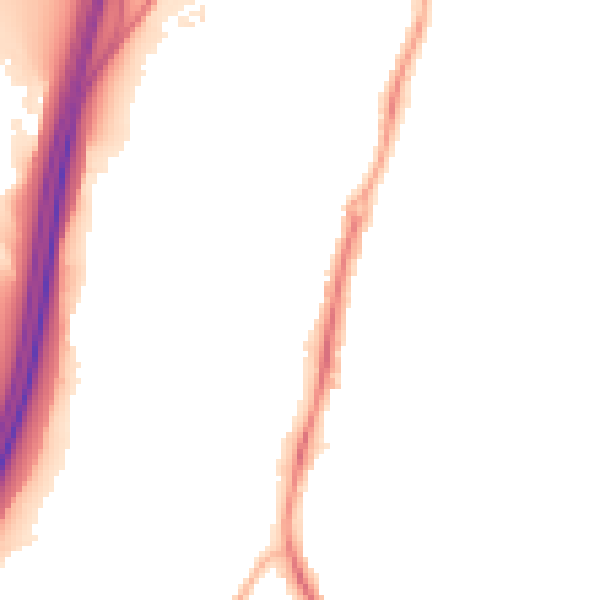 Night-time road noise heatmap for TS5 4HE