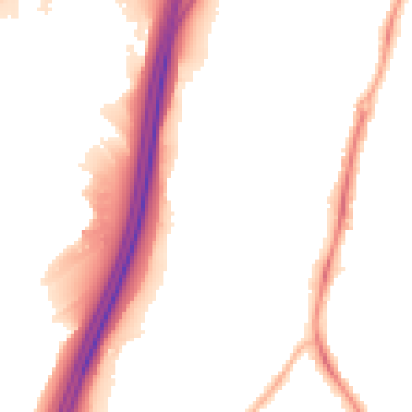 Night-time road noise heatmap for TS5 4JE