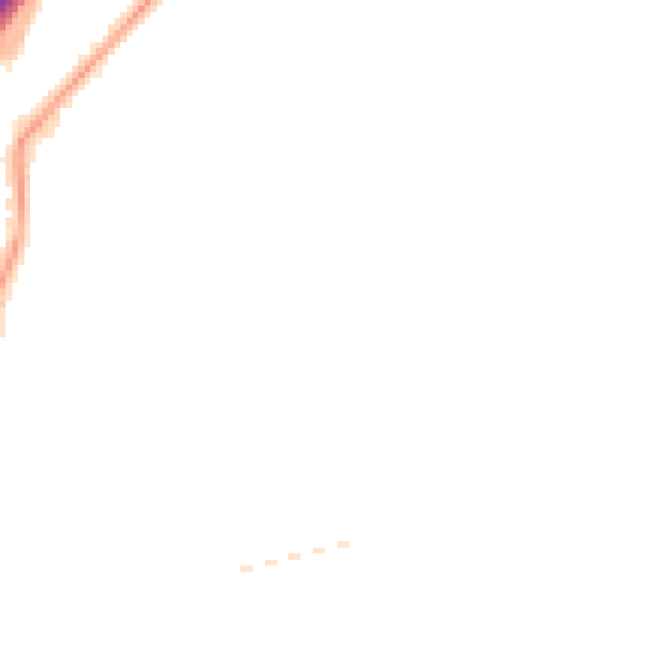 Night-time road noise heatmap for TS5 5AQ