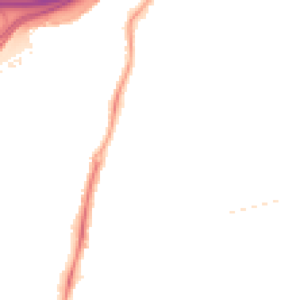 Night-time road noise heatmap for TS5 5AT