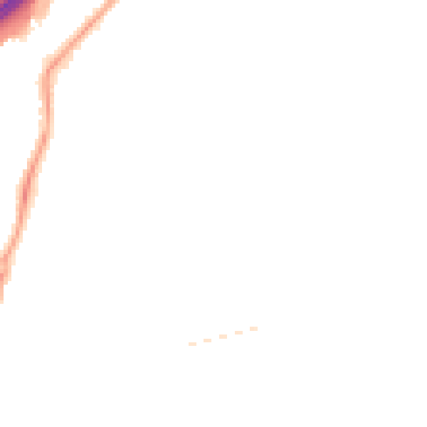 Night-time road noise heatmap for TS5 5AW