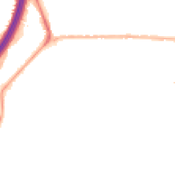 Night-time road noise heatmap for TS5 5BE