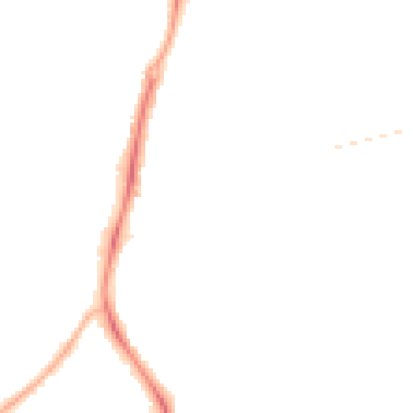 Night-time road noise heatmap for TS5 5ER