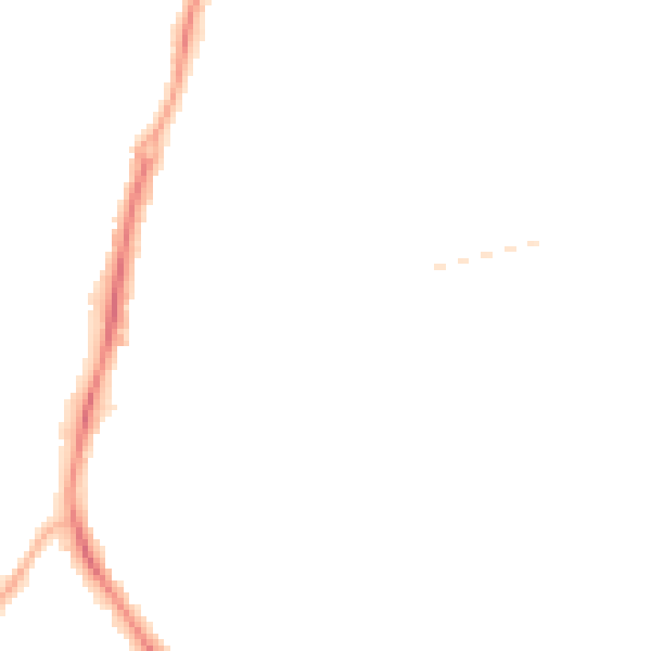 Night-time road noise heatmap for TS5 5EW