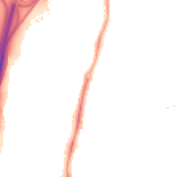 Night-time road noise heatmap for TS5 5HE