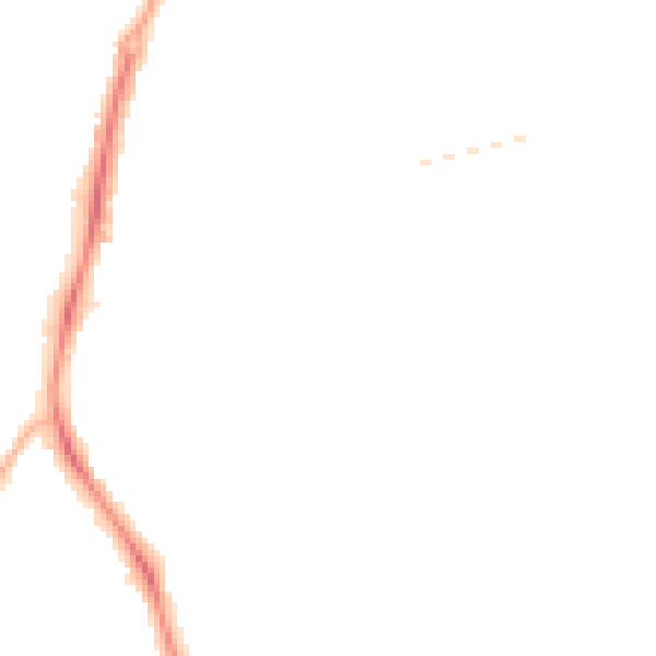 Night-time road noise heatmap for TS5 5HQ
