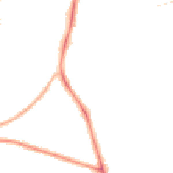 Night-time road noise heatmap for TS5 5JD