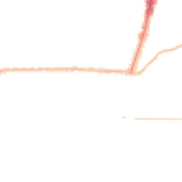 Night-time road noise heatmap for TS5 6BL