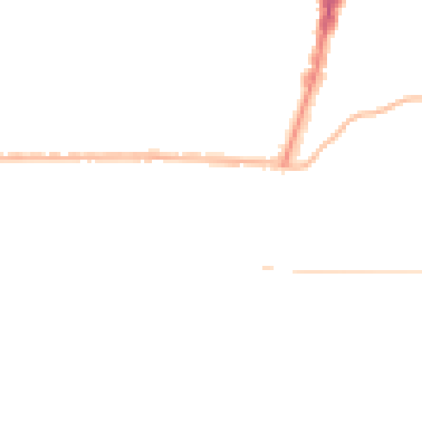 Night-time road noise heatmap for TS5 6BN