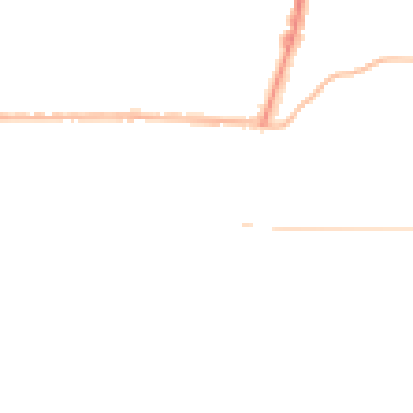 Night-time road noise heatmap for TS5 6BP