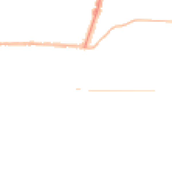 Night-time road noise heatmap for TS5 6JA
