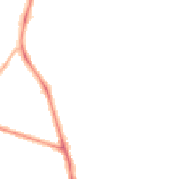 Night-time road noise heatmap for TS5 7AT