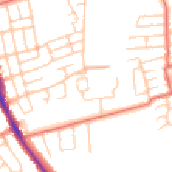 Daytime road noise heatmap for TS5 7DU