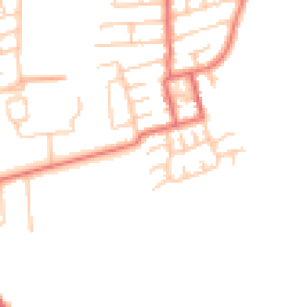 Daytime road noise heatmap for TS5 7HZ