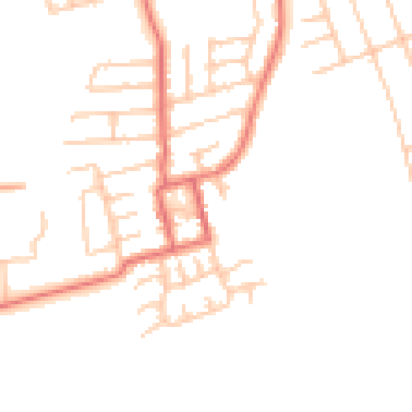 Daytime road noise heatmap for TS5 7NG