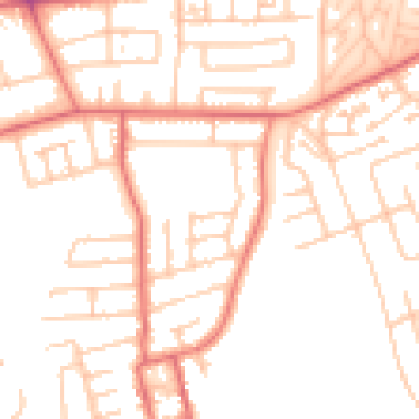 Daytime road noise heatmap for TS5 7PA