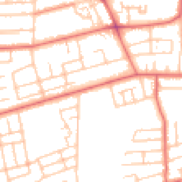 Daytime road noise heatmap for TS5 7RG
