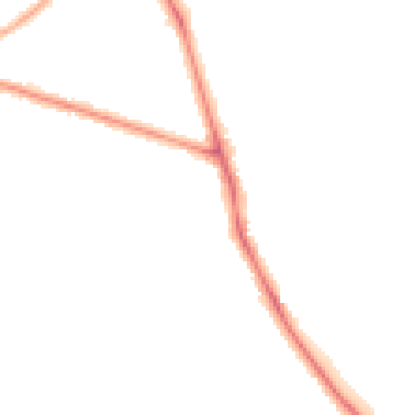 Night-time road noise heatmap for TS5 8PJ