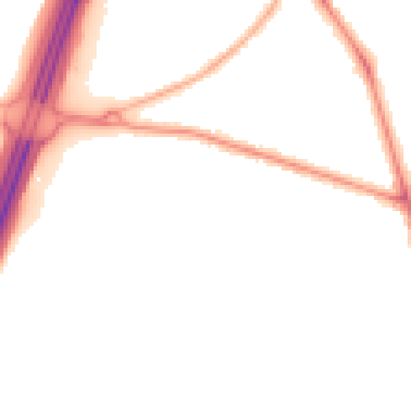 Night-time road noise heatmap for TS5 8QD