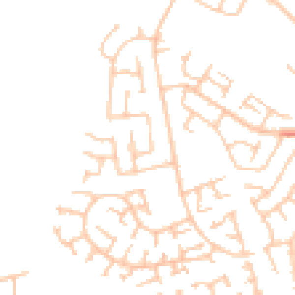 Daytime road noise heatmap for TS5 8RU