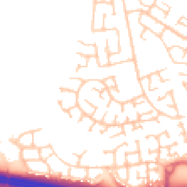 Daytime road noise heatmap for TS5 8UG