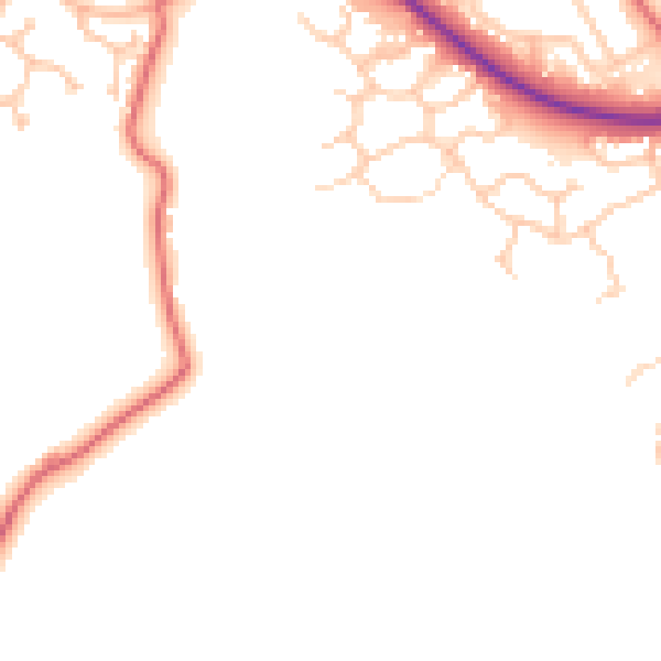 Daytime road noise heatmap for TS7 0BF