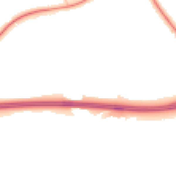 Night-time road noise heatmap for TS7 8SF