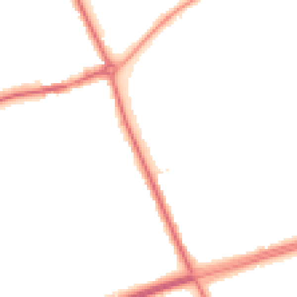 Night-time road noise heatmap for TS7 9LL