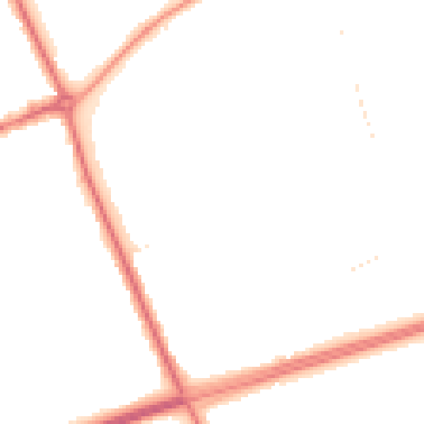 Night-time road noise heatmap for TS7 9LX