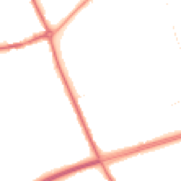 Night-time road noise heatmap for TS7 9NF