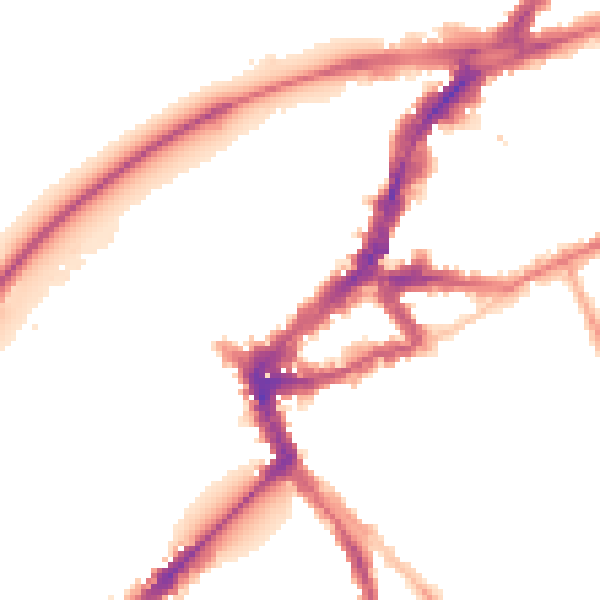 Night-time road noise heatmap for TW9 1HH