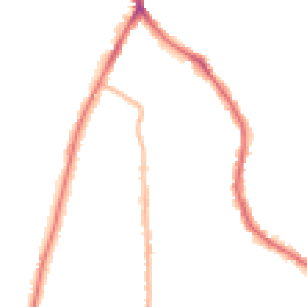 Night-time road noise heatmap for TW9 3QD