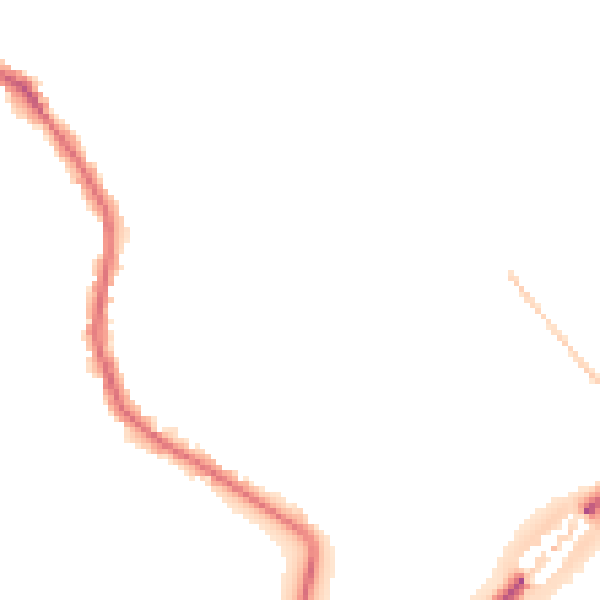Night-time road noise heatmap for TW9 4BP
