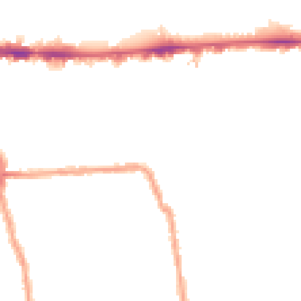 Night-time road noise heatmap for W4 1AE