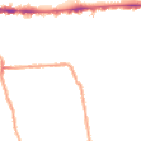 Night-time road noise heatmap for W4 1AG