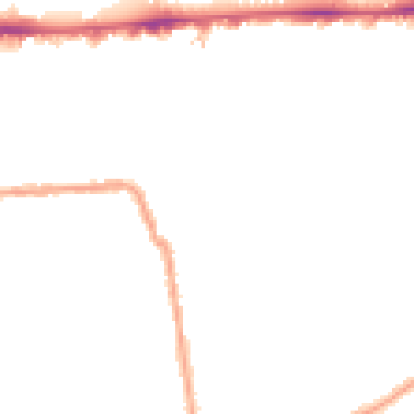 Night-time road noise heatmap for W4 1AH