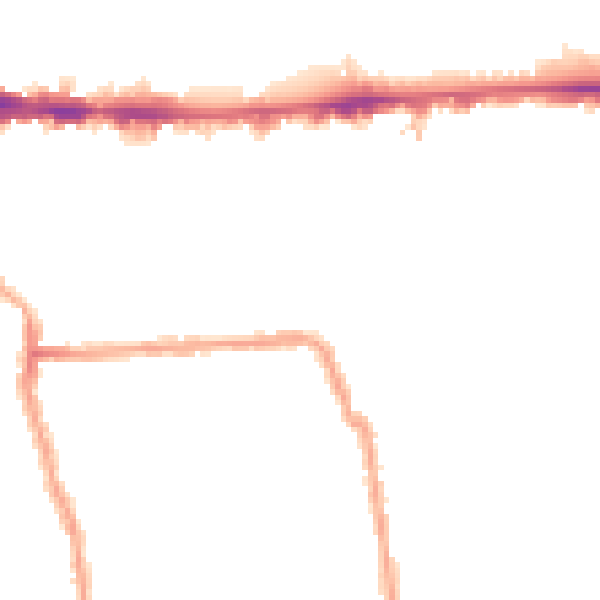Night-time road noise heatmap for W4 1AU
