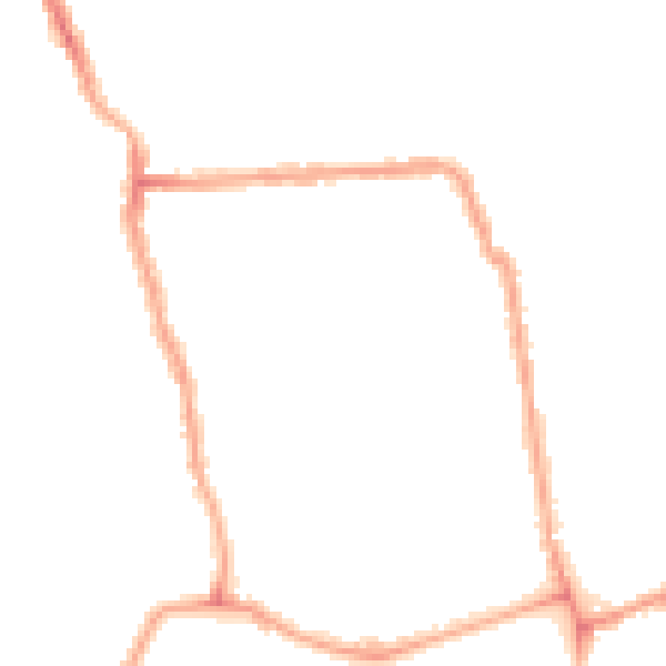 Night-time road noise heatmap for W4 1BH