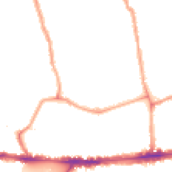 Night-time road noise heatmap for W4 1BP