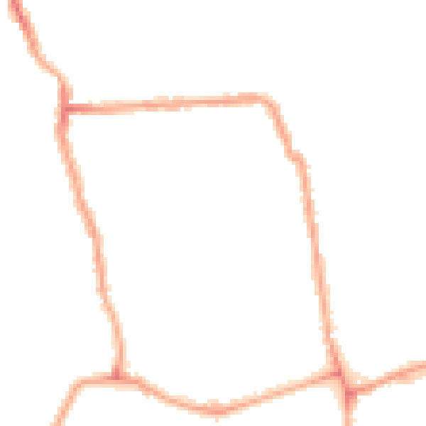 Night-time road noise heatmap for W4 1BS