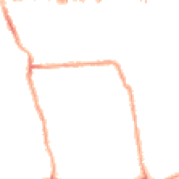 Night-time road noise heatmap for W4 1BU