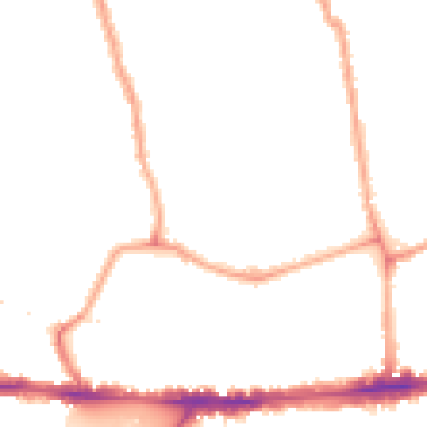 Night-time road noise heatmap for W4 1BW